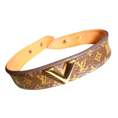 bracelet louis vuitton marron.